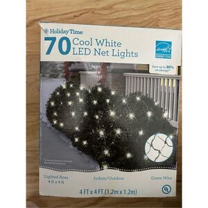 Christmas lights over the bush indoor outdoor net